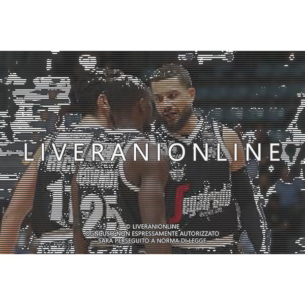 Segafredo Virtus Bologna vs Umana Reyer Venezia Campionato di Basket Serie A 06/10/2019 nella foto: Weems Kyle (Segafredo Virtus Bologna) Giampaolo Ricci (Segafredo Virtus Bologna) David Cournooh (Segafredo Virtus Bologna) ©Claudio Zamagni/Agenzia Aldo Liverani Weems Kyle (Segafredo Virtus Bologna) Giampaolo Ricci (Segafredo Virtus Bologna) David Cournooh (Segafredo Virtus Bologna) during Italian Serie A Basketball match between Segafredo Virtus Bologna and Umana Reyer Venezia at PalaDozza in Bologna on October 06 2019 photo credit by Claudio Zamagni/Aldo Liverani Photo Agency / AGENZIA ALDO LIVERANI SAS