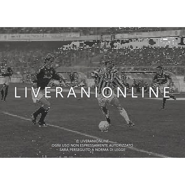 17-11-1991 TORINO-CAMPIONATO DI CALCIO SERIE A JUVENTUS TORINO 1-0 NELLA FOTO SALVATORE SCHILLACI E ROBERTO MUSSI AG ALDO LIVERANI SAS