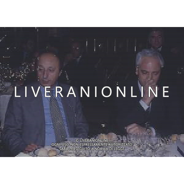 RETROSPETTIVA LUCIANO MOGGI DIRIGENTE SPORTIVO NELLA FOTO LUCIANO MOGGI CON ROBERTO BETTEGA AG ALDO LIVERANI SAS