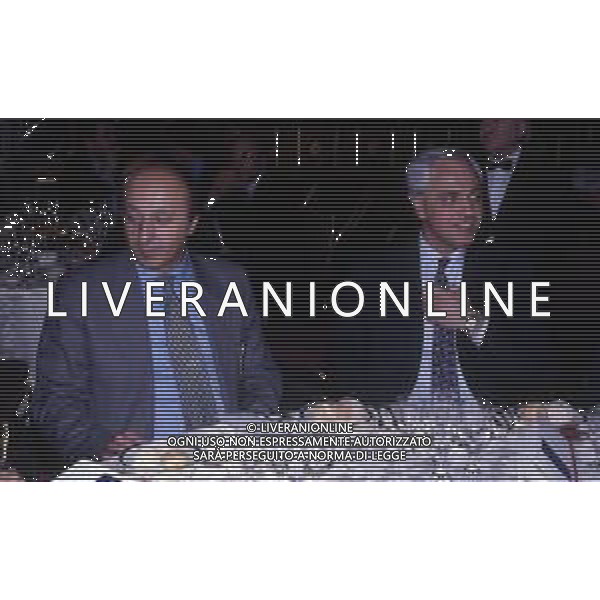 RETROSPETTIVA LUCIANO MOGGI DIRIGENTE SPORTIVO NELLA FOTO LUCIANO MOGGI CON ROBERTO BETTEGA AG ALDO LIVERANI SAS