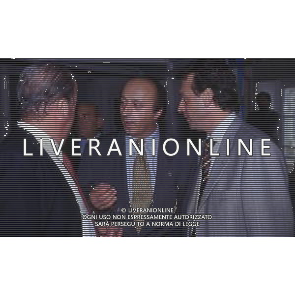 RETROSPETTIVA LUCIANO MOGGI DIRIGENTE SPORTIVO NELLA FOTO LUCIANO MOGGI CON CIRO DE MARTINO E MASSIMO CELLINO AG ALDO LIVERANI SAS