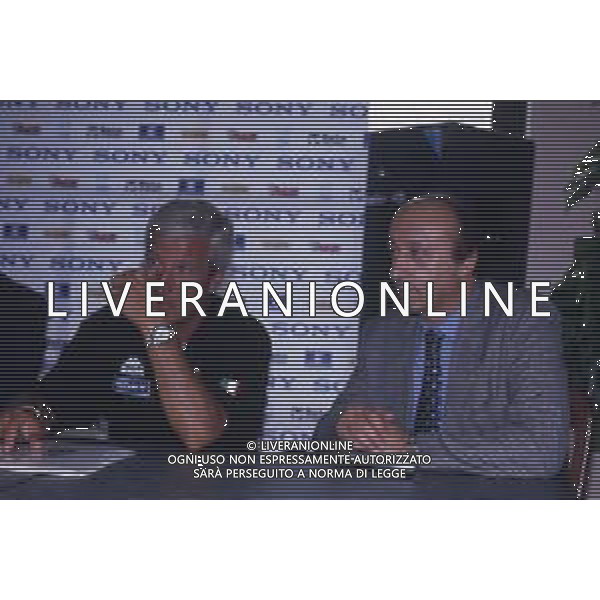 RETROSPETTIVA LUCIANO MOGGI DIRIGENTE SPORTIVO NELLA FOTO LUCIANO MOGGI CON MARCELLO LIPPI AG ALDO LIVERANI SAS