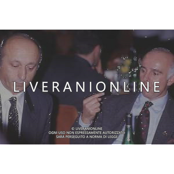 RETROSPETTIVA LUCIANO MOGGI DIRIGENTE SPORTIVO NELLA FOTO LUCIANO MOGGI CON ARRIGO SACCHI AG ALDO LIVERANI SAS