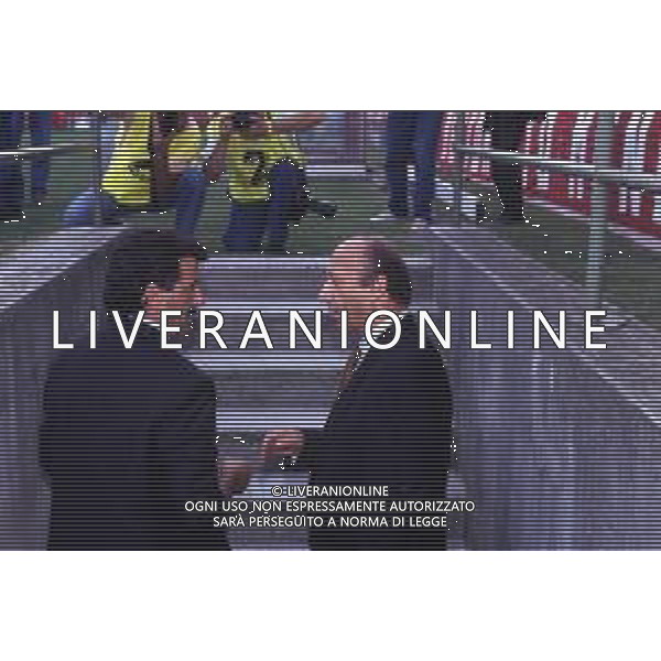 RETROSPETTIVA LUCIANO MOGGI DIRIGENTE SPORTIVO NELLA FOTO LUCIANO MOGGI CON EMILIANO MONDONICO AG ALDO LIVERANI SAS