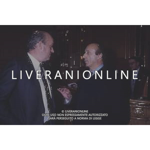 RETROSPETTIVA LUCIANO MOGGI DIRIGENTE SPORTIVO NELLA FOTO LUCIANO MOGGI CON PAOLO CASARIN AG ALDO LIVERANI SAS
