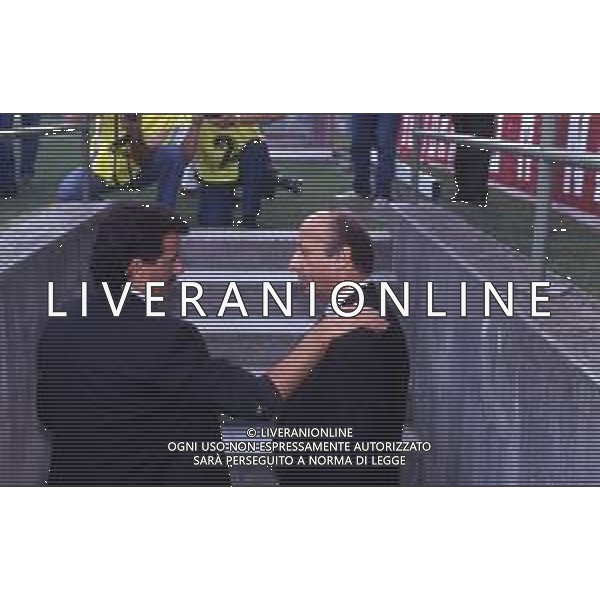 RETROSPETTIVA LUCIANO MOGGI DIRIGENTE SPORTIVO NELLA FOTO LUCIANO MOGGI CON EMILIANO MONDONICO AG ALDO LIVERANI SAS