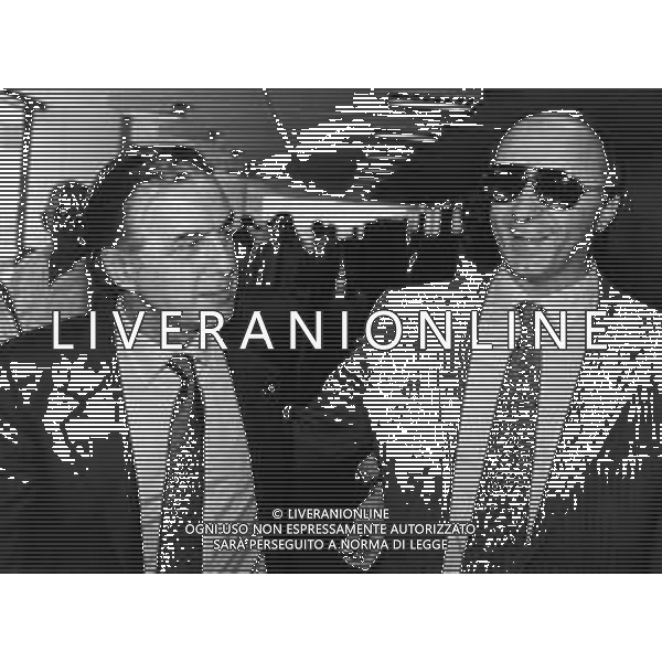 RETROSPETTIVA LUCIANO MOGGI DIRIGENTE SPORTIVO NELLA FOTO LUCIANO MOGGI CON MICHELE DI FINIS PRESIDENTE TORINO CALCIO AG ALDO LIVERANI SAS
