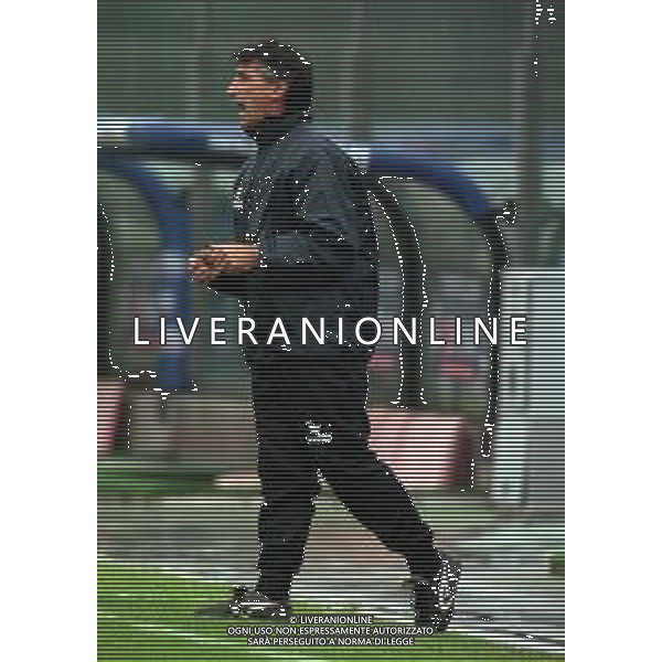04-10-1998 BERGAMO-CAMPIONATO DI CALCIO SERIE C1 ALZANO VIRESCIT-PADOVA NELLA FOTO CLAUDIO FOSCARINI ALLENATORE ALZANO VIRESCIT AG ALDO LIVERANI SAS