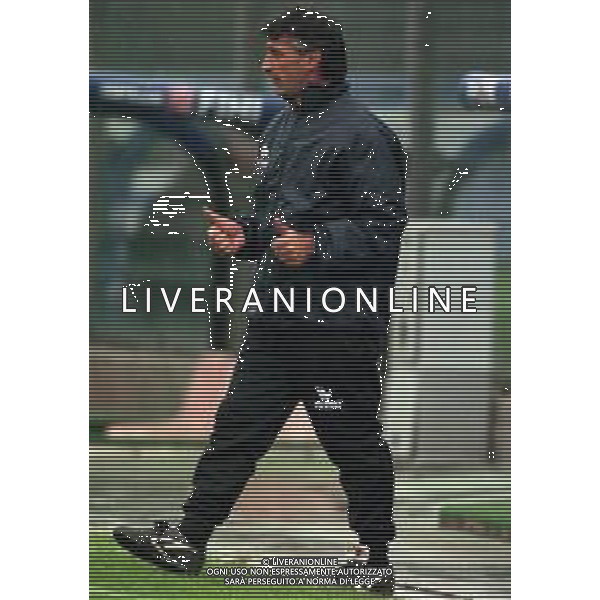04-10-1998 BERGAMO-CAMPIONATO DI CALCIO SERIE C1 ALZANO VIRESCIT-PADOVA NELLA FOTO CLAUDIO FOSCARINI ALLENATORE ALZANO VIRESCIT AG ALDO LIVERANI SAS
