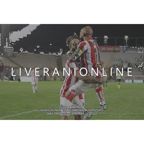 VICENZA 07 OTTOBRE 2019 L.R. VICENZA VS CESENA NELLA FOTO:ESULTANZA DI GIACOMELLI STEFANO FOTO P. G/AG.ALDO LIVERANI/ AGENZIA ALDO LIVERANI SAS