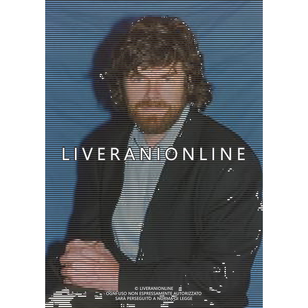 RETROSPETTIVA REINHOLD MESSNER ALPINISTA ESPLORATORE E SCRITTORE NELLA FOTO REINHOLD MASSNER AG ALDO LIVERANI SAS