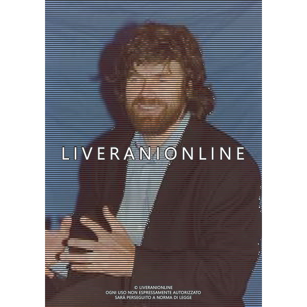 RETROSPETTIVA REINHOLD MESSNER ALPINISTA ESPLORATORE E SCRITTORE NELLA FOTO REINHOLD MASSNER AG ALDO LIVERANI SAS