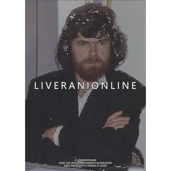 RETROSPETTIVA REINHOLD MESSNER ALPINISTA ESPLORATORE E SCRITTORE NELLA FOTO REINHOLD MASSNER AG ALDO LIVERANI SAS
