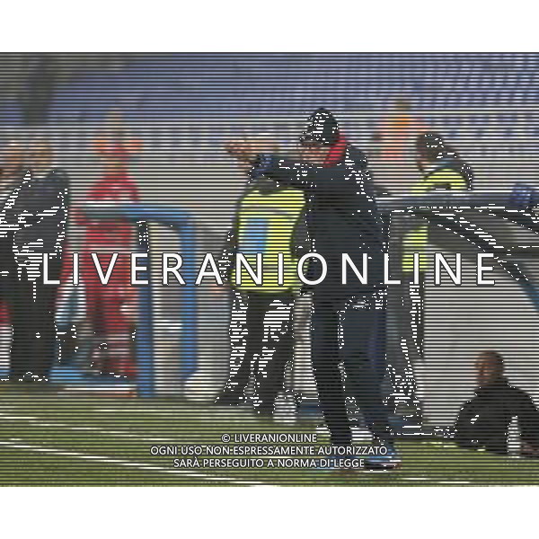 Novara 09-10-2019 Stadio S.Piola - Coppa Italia lega pro Novara - Alessandria nella foto Bancheri Simone Allenatore novara calcio foto Antonio Saia - ag. Aldo Liverani sas