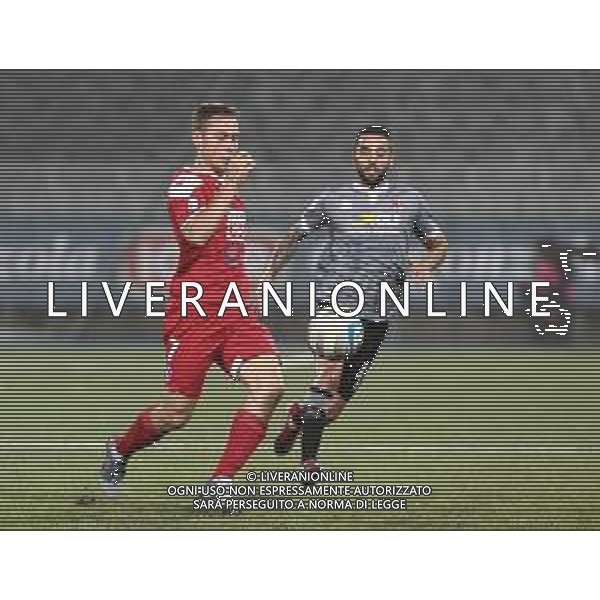 Novara 09-10-2019 Stadio S.Piola - Coppa Italia lega pro Novara - Alessandria nella foto Nardi Filippo Chiarello Riccardo foto Antonio Saia - ag. Aldo Liverani sas