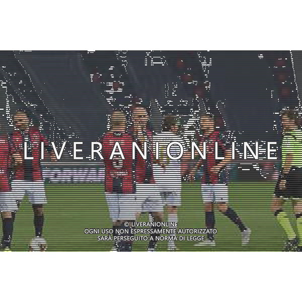 BOLOGNA Legends - REAL MADRID Vecchie Glorie partita amichevole per i 110 anni del club, 09.10.2019 nella foto Marco Di Vaio con marcello castellini ©OPTIMAFOTO / AGENZIA ALDO LIVERANI SAS