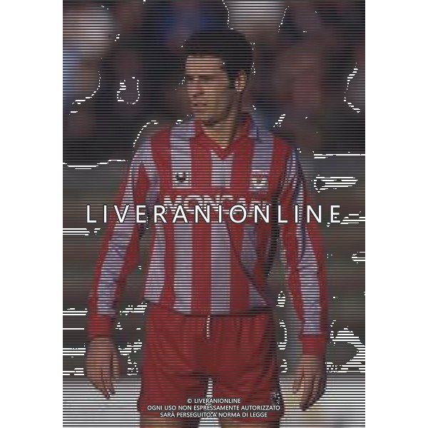 RETROSPETTIVA ANDREA TENTONI CALCIATORE NELLA FOTO ANDREA TENTONI CON LA MAGLIA DELLA CREMONESE CALCIO AG ALDO LIVERANI SAS