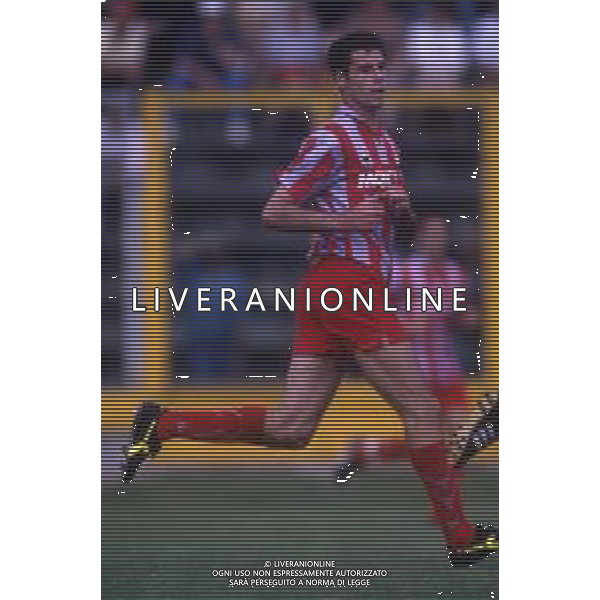 RETROSPETTIVA ANDREA TENTONI CALCIATORE NELLA FOTO ANDREA TENTONI CON LA MAGLIA DELLA CREMONESE CALCIO AG ALDO LIVERANI SAS