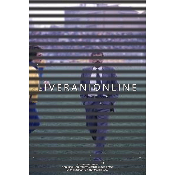 RETROSPETTIVA PIETRO SANTIN ALLENATORE CALCIO NELLA FOTO PIETRO SANTIN AG ALDO LIVERANI SAS