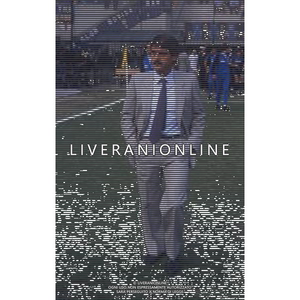 RETROSPETTIVA PIETRO SANTIN ALLENATORE CALCIO NELLA FOTO PIETRO SANTIN ALLENATORE NAPOLI CALCIO AG ALDO LIVERANI SAS