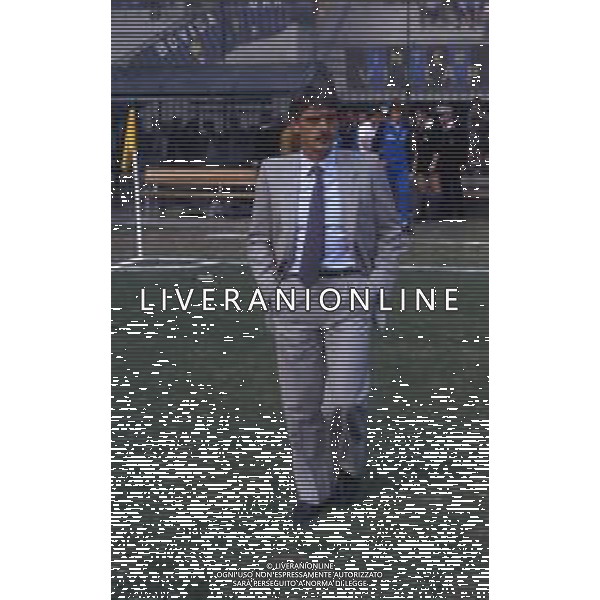 RETROSPETTIVA PIETRO SANTIN ALLENATORE CALCIO NELLA FOTO PIETRO SANTIN ALLENATORE NAPOLI CALCIO AG ALDO LIVERANI SAS