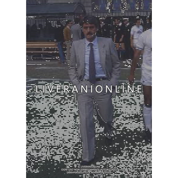 RETROSPETTIVA PIETRO SANTIN ALLENATORE CALCIO NELLA FOTO PIETRO SANTIN ALLENATORE NAPOLI CALCIO AG ALDO LIVERANI SAS
