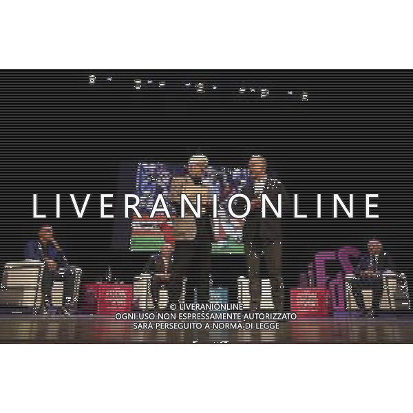 TRENTO 10.10.2019 - Festival dello Sport seconda edizione - nella foto: Giuseppe Bergomi, Andrea Mandorlini, Ernesto Pellegrini, Karl-Heinz Rummenigge Beppe Severgnini ©Claudio Zamagni/Agenzia Aldo Liverani