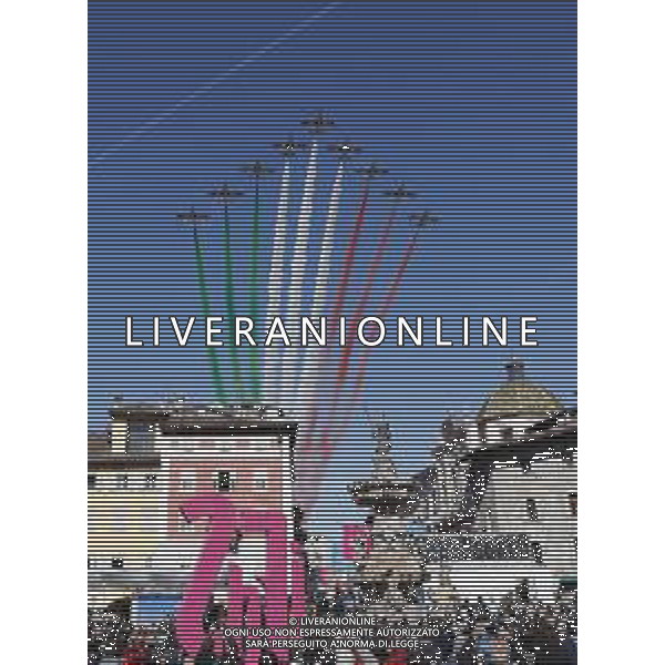 TRENTO 11.10.2019 - Festival dello Sport seconda edizione - nella foto: lo spettacolo delle frecce tricolore ©Claudio Zamagni/Agenzia Aldo Liverani