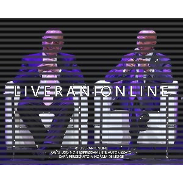 TRENTO 11.10.2019 - Festival dello Sport seconda edizione - nella foto: arrigo sacchi e adriano Galliani ©Claudio Zamagni/Agenzia Aldo Liverani / AGENZIA ALDO LIVERANI SAS