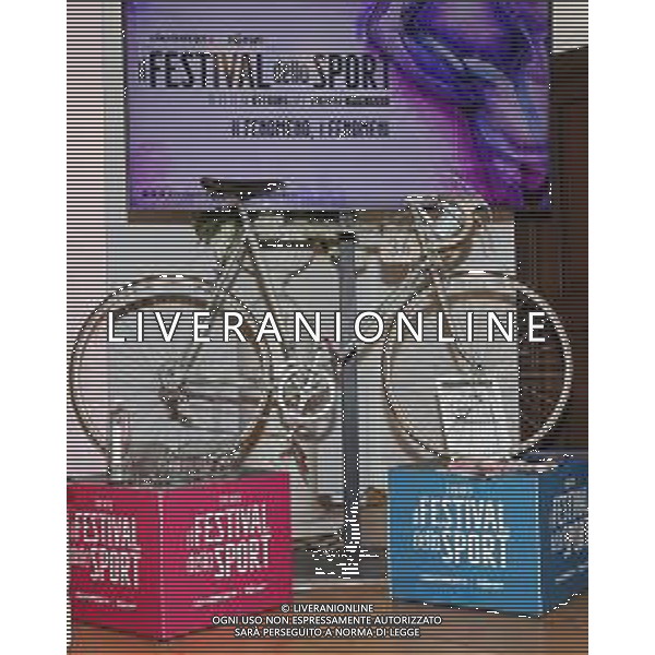 TRENTO 11.10.2019 - Festival dello Sport seconda edizione - nella foto: la bicicletta di fausto coppi usata nella tappa cuneo - pinerolo ©Claudio Zamagni/Agenzia Aldo Liverani