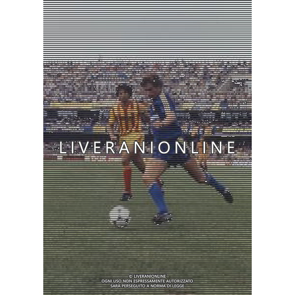 RETROSPETTIVA VOLPATI DOMENICO CALCIATORE NELLA FOTO DOMENICO VOLPATI CON LA MAGLIA DEL VERONA CALCIO AG ALDO LIVERANI SAS