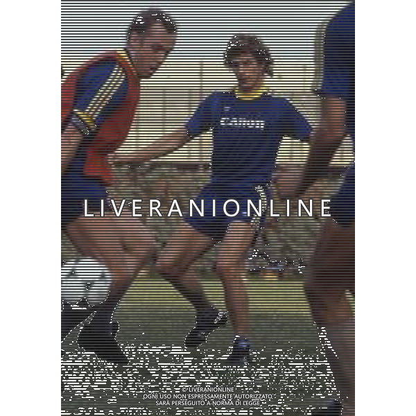 RETROSPETTIVA VOLPATI DOMENICO CALCIATORE NELLA FOTO DOMENICO VOLPATI CON LA MAGLIA DEL VERONA CALCIO AG ALDO LIVERANI SAS