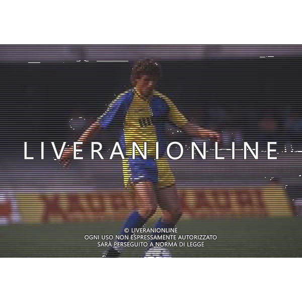 RETROSPETTIVA VOLPATI DOMENICO CALCIATORE NELLA FOTO DOMENICO VOLPATI CON LA MAGLIA DEL VERONA CALCIO AG ALDO LIVERANI SAS