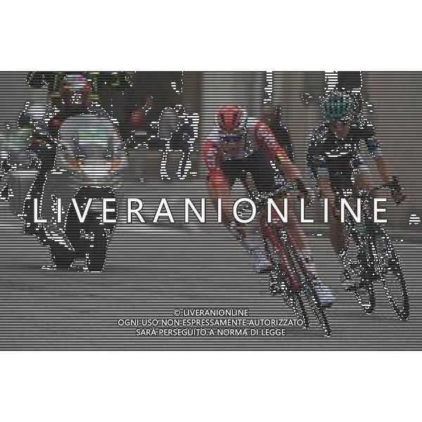 12-10-2019 Giro Di Lombardia; 2019, Lotto - Soudal; 2019, Bora - Hansgrohe; Wellens, Tim; Buchmann, Emanuel; Como; foto stefano sirotti-ag aldo liverani sas