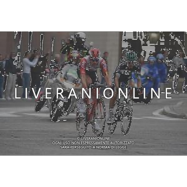 12-10-2019 Giro Di Lombardia; 2019, Lotto - Soudal; 2019, Bora - Hansgrohe; Wellens, Tim; Buchmann, Emanuel; Como; foto stefano sirotti-ag aldo liverani sas