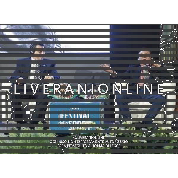 TRENTO 12.10.2019 - Festival dello Sport seconda edizione - nella foto: Roberto Duran e Mauricio Sulaiman ©Claudio Zamagni/Agenzia Aldo Liverani