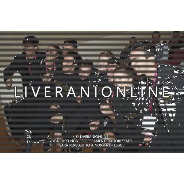 TRENTO 12.10.2019 - Festival dello Sport seconda edizione - nella foto: Riccardo Bagaini, Vittoria Bianco, Edoardo Giordan, Emanuele Lambertini, Andrea Lanfri, Lorenzo Marcantognini, Davide Obino, Marco Pentagoni, Veronica Plebani, Bebe Vio ©Claudio Zamagni/Agenzia Aldo Liverani