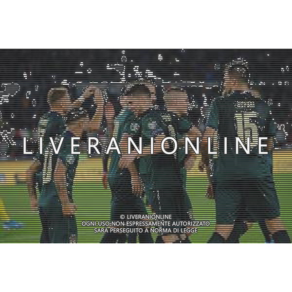 Roma 12.10.2019 Stadio Olimpico 12.10.2019 Italia vs Grecia Qualiificazioni Euro 2020 ©Viganti/Agenzia Aldo Liverani Nella foto: esultanza dell\'italia