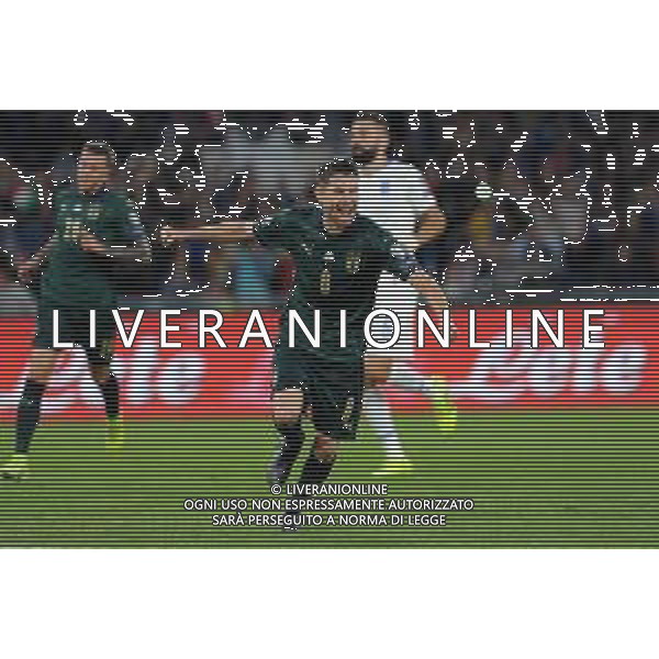 Roma 12.10.2019 Stadio Olimpico 12.10.2019 Italia vs Grecia Qualiificazioni Euro 2020 ©Viganti/Agenzia Aldo Liverani Nella foto: esultanza di jorginho