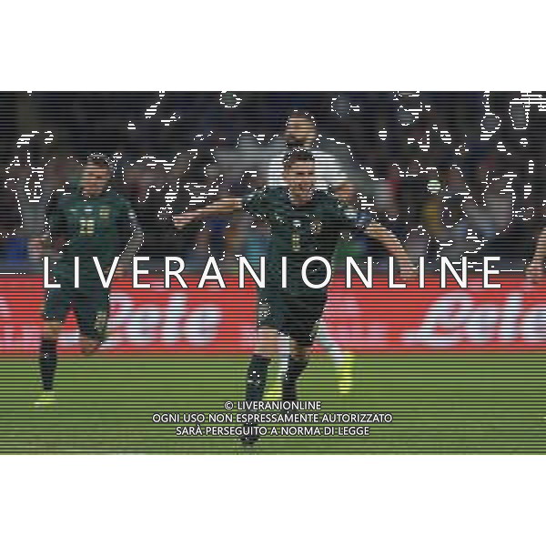 Roma 12.10.2019 Stadio Olimpico 12.10.2019 Italia vs Grecia Qualiificazioni Euro 2020 ©Viganti/Agenzia Aldo Liverani Nella foto: esultanza di jorginho