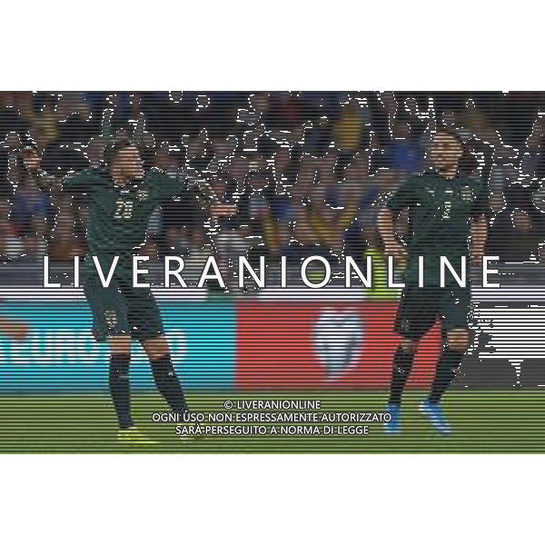 Roma 12.10.2019 Stadio Olimpico 12.10.2019 Italia vs Grecia Qualiificazioni Euro 2020 ©Viganti/Agenzia Aldo Liverani Nella foto: esultanza federico bernardeschi