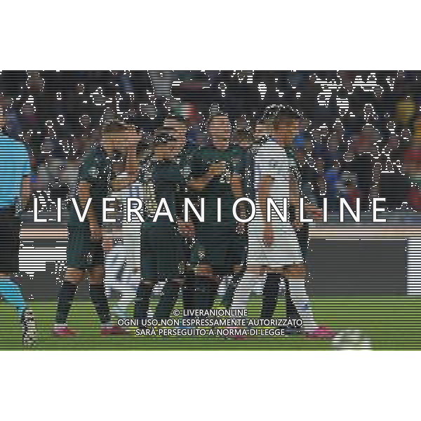 Roma 12.10.2019 Stadio Olimpico 12.10.2019 Italia vs Grecia Qualiificazioni Euro 2020 ©Viganti/Agenzia Aldo Liverani Nella foto: esultanza dell\'italia