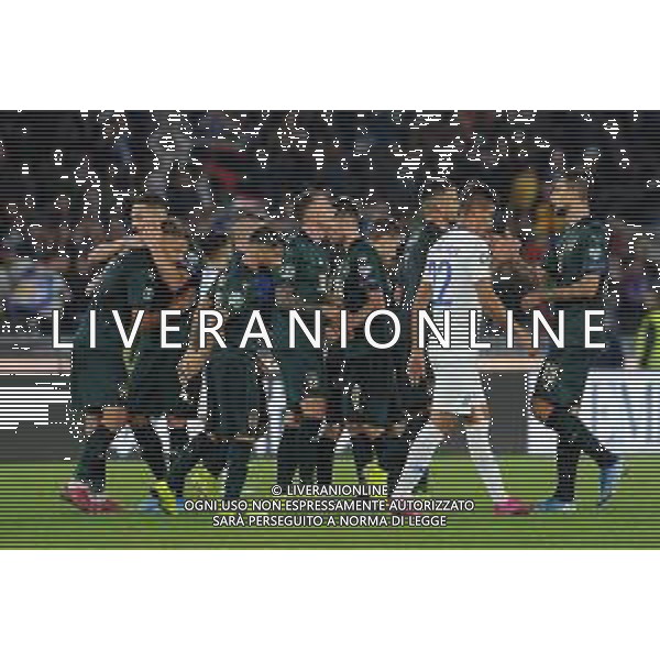 Roma 12.10.2019 Stadio Olimpico 12.10.2019 Italia vs Grecia Qualiificazioni Euro 2020 ©Viganti/Agenzia Aldo Liverani Nella foto: esultanza dell\'italia