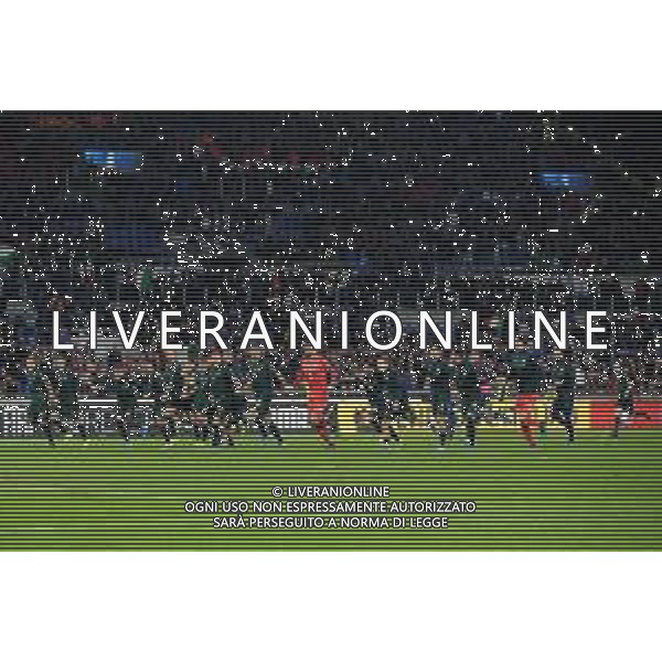 Roma 12.10.2019 Stadio Olimpico 12.10.2019 Italia vs Grecia Qualiificazioni Euro 2020 ©Viganti/Agenzia Aldo Liverani Nella foto: festa italia per la qualificazione a euro 2020