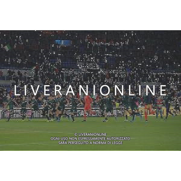 Roma 12.10.2019 Stadio Olimpico 12.10.2019 Italia vs Grecia Qualiificazioni Euro 2020 ©Viganti/Agenzia Aldo Liverani Nella foto: festa italia per la qualificazione a euro 2020