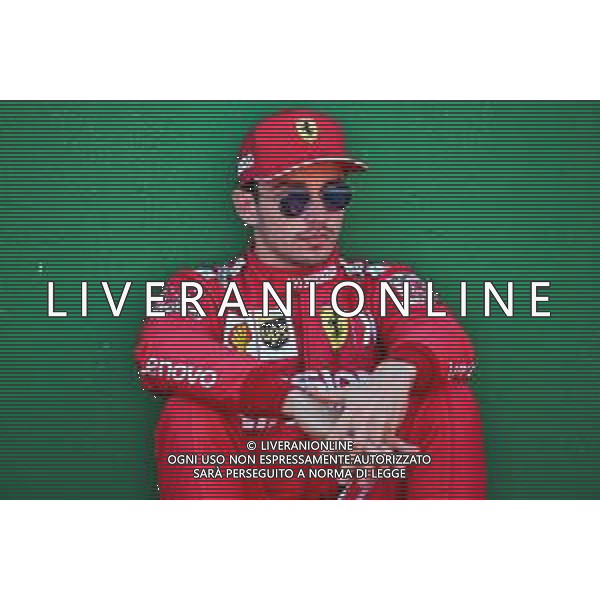 Charles Leclerc (MON) Ferrari on the grid. 13.10.2019. Formula 1 World Championship, Rd 17, Japanese Grand Prix, Suzuka, Japan, Sunday. AG ALDO LIVERANI SAS-ONLY ITALY
