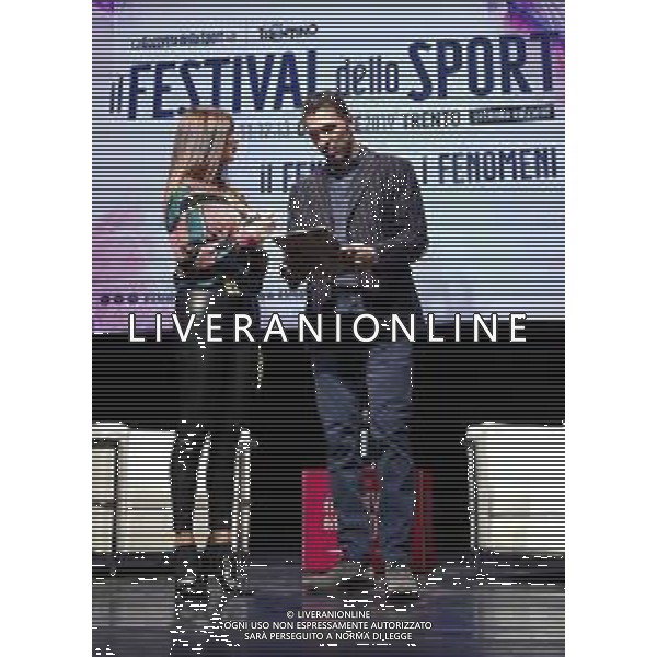 TRENTO 13.10.2019 - Festival dello Sport seconda edizione - nella foto: Gianluigi Buffon e Ilaria D\'Amico ©Claudio Zamagni/Agenzia Aldo Liverani