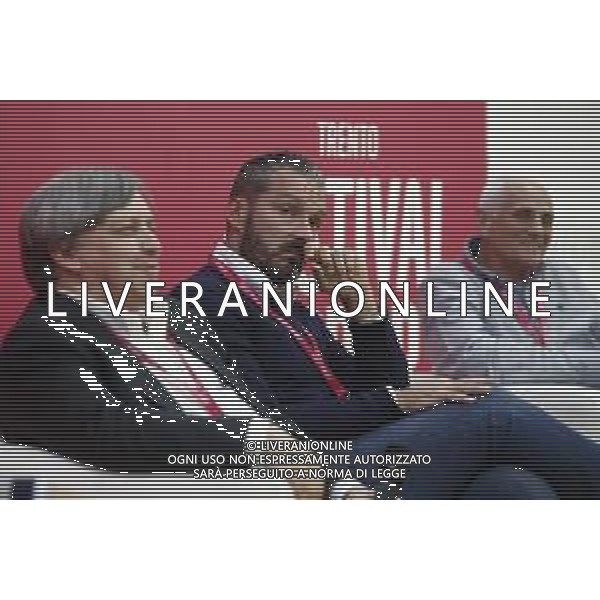 TRENTO 12.10.2019 - Festival dello Sport seconda edizione - nella foto: Fabrizio Melegari, Pier Luigi Pizzaballa, Gianluca Zambrotta ©Claudio Zamagni/Agenzia Aldo Liverani