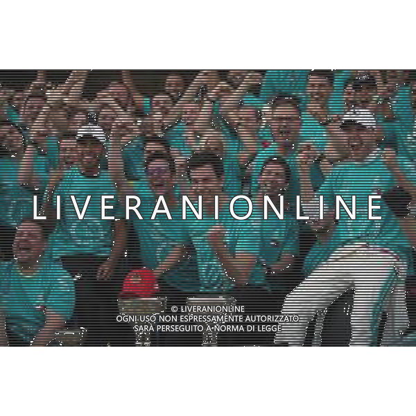 Lewis Hamilton (GBR) Mercedes AMG F1 W10, Toto Wolff (GER) Mercedes AMG F1 Shareholder and Executive Director, Valtteri Bottas (FIN) Mercedes AMG F1 W10 and the Mercedes celebrate winning the constructors championship. 13.10.2019. Formula 1 World Championship, Rd 17, Japanese Grand Prix, Suzuka, Japan, Race Day. AG ALDO LIVERANI SAS-ONLY ITALY