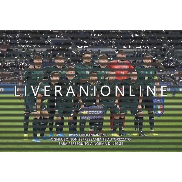 Roma 12.10.2019 Stadio Olimpico 12.10.2019 Italia vs Grecia Qualiificazioni Euro 2020 ©Viganti/Agenzia Aldo Liverani Nella foto: la formazione dell\'italia